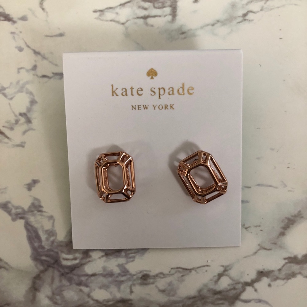Kate spade freeze framed earrings NEW